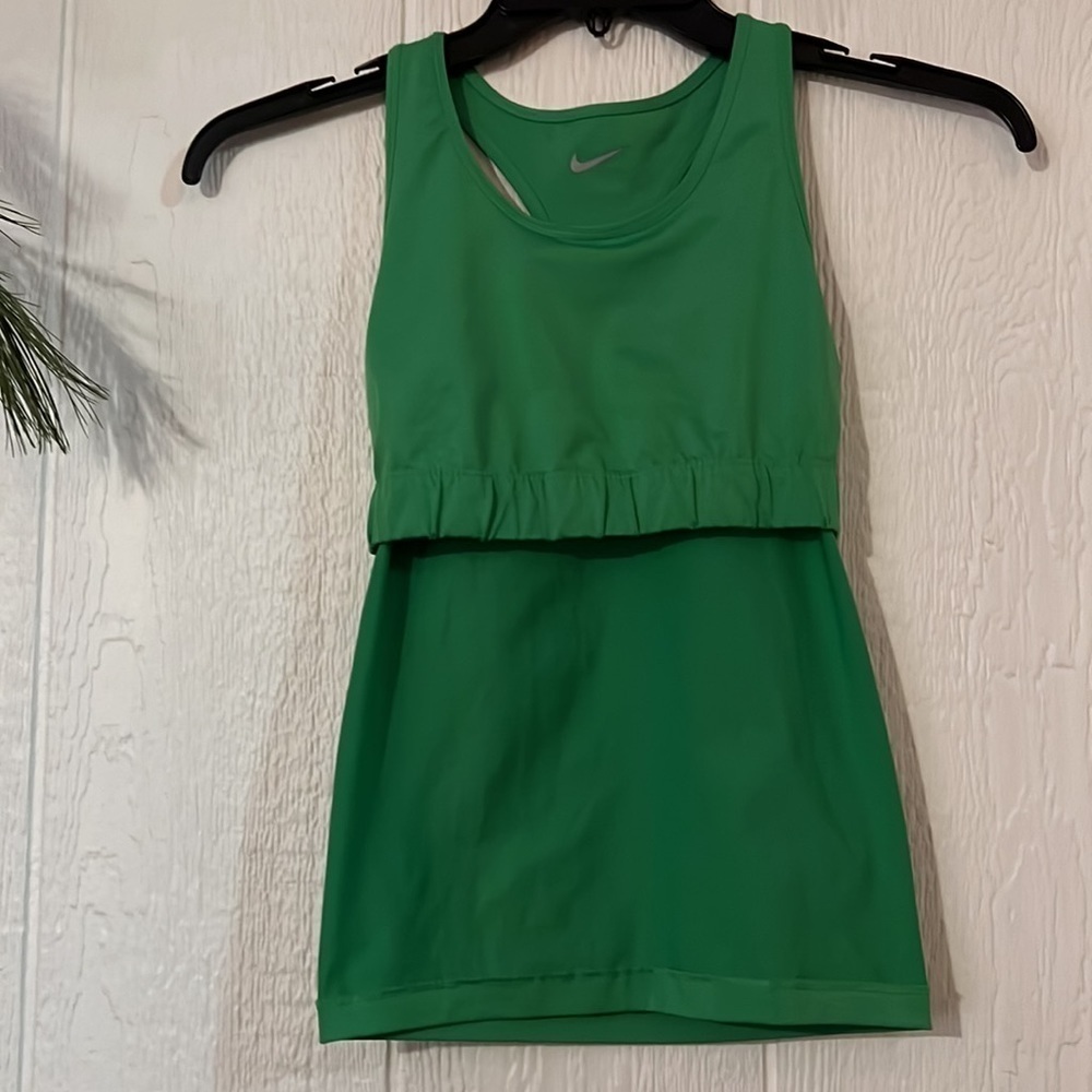 Nike Green Racerback Tank Top - Picture 6 of 8